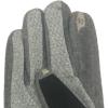 image:imageisotoner Mens Black amp Gray Smartouch Gloves Touchscreen Tech amp Text Medium