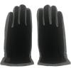 image:imageisotoner Mens Black amp Gray Smartouch Gloves Touchscreen Tech amp Text Medium