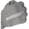 image:imageisotoner Mens Moisture Wicking Reflective Touchscreen Gloves With Gathered WristHeather Grey