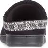 image:imageisotoner Womens Clara Microsuede Clog Slippers with Extra Heel Support Black Machine Washable Indoor Outdoor