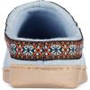image:imageisotoner Womens Clara Microsuede Clog Slippers with Extra Heel Support Blue Fog Machine Washable Indoor Outdoor