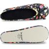 image:imageisotoner Womens Classic Stretch Satin Ballerina Slippers with Satin and Sequin Bow TieMulti Floral
