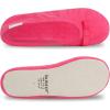 image:imageisotoner Womens Diamond Microterry Ballerina SlippersHot Pink