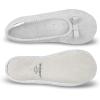 image:imageisotoner Womens Diamond Microterry Ballerina SlippersLight Grey Diamond