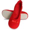 image:imageisotoner Womens Diamond Microterry Ballerina SlippersSriracha