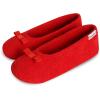 image:imageisotoner Womens Diamond Microterry Ballerina SlippersSriracha