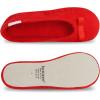 image:imageisotoner Womens Diamond Microterry Ballerina SlippersSriracha