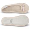image:imageisotoner Womens Diamond Microterry Ballerina SlippersTaupe Diamond
