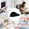 image:imageisotoner Womens Fuzzy Slipper Cozy Flipflop With a Furry Cross Band and Plush Fluffy Terry CushionPeony