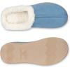 image:imageisotoner Womens IndoorOutdoor Slipon Microsuede Rory Memory Foam Clog SlippersBlue Willow