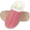 image:imageisotoner Womens IndoorOutdoor Slipon Microsuede Rory Memory Foam Clog SlippersDark Orchid