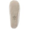 image:imageisotoner Womens Rose Quilted Ballerina Slippers With Rhinestone Embellishment and Genuine Suede SoleIvory