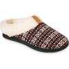 image:imageWomens Fairisle Knit Braelyn Clog SlipperBlack