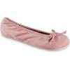 image:imageWomens Stretch Satin ECO Comfort Ballerina SlipperWoodberry