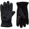 image:imageisotoner Mens Nylon amp Fleece Gloves with Gathered Wrist  A70171 Black XL