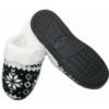 image:imageisotoner Womens Black Snowflake Clog Slippers Clogs Medium 758