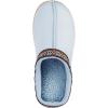 image:imageisotoner Womens Clara Microsuede Clog Slippers with Extra Heel Support Blue Fog Machine Washable Indoor Outdoor