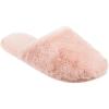 image:imageisotoner Womens Faux Fur Laurel Clog Slippers Pink Pearl 859