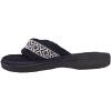 image:imageisotoner Womens Nina Microfiber Terry Thong Slipper Size 9510 XLarge Navy Blue