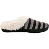 image:imageisotoner Womens Stripe Knit Slippers Size 859