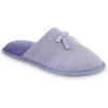 image:imageisotoner Womens Waffle Knit Clog Slippers Navy Blue 56