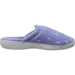 image:imageISOTONER Womens Terry Slip On Clog Slipper with Memory Foam 859 Periwinkle
