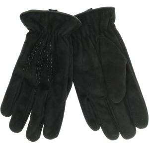 image:imageIsotoner ISO Mens Brushed Microfiber Microluxe Lined GlovesBlackL