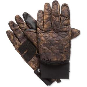 image:imageIsotoner Mens Quilted Smart Touch Gloves brown SM