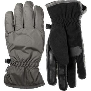image:imageIsotoner Mens Smart Dri Fleece Lined Touch Screen Winter Gloves Dark Gray Medium
