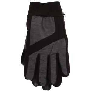 image:imageIsotoner Mens Smart Touch Quick Dry Winter Gloves Gray SM