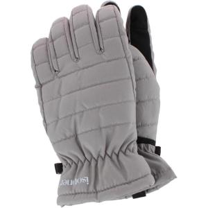 image:imageMens Quilted Pongee with Gathered Wrist GloveAsh Gray