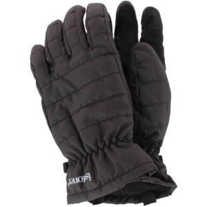 image:imageMens Quilted Pongee with Gathered Wrist GloveBlack
