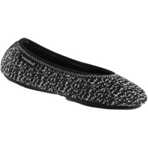 image:imageWomens Paris Travel Ballerina Slippers Large  Black Marbled