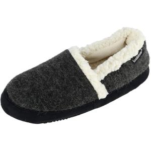 image:imageisotoner Marisol Microsuede Womens Slippers Memory Foam IndoorOutdoor SoleBlack