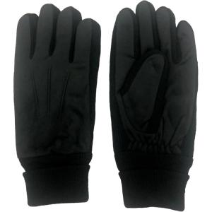 image:imageisotoner Mens Black Cuffed Microfiber Gloves
