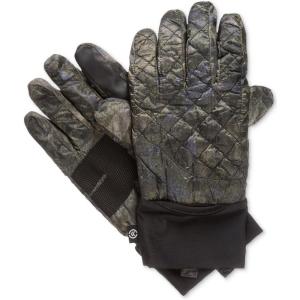 image:imageisotoner Signature Smartouch Sleek Heat Mens Quilted Fashion Gloves SM DARK OLIVE