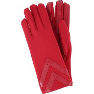 image:imageisotoner Spandex 3Button Length Chevron Gloves  A30276 Chili Pepper LXL