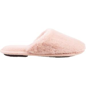 image:imageisotoner Womens Faux Fur Laurel Clog Slippers Pink Pearl 9510