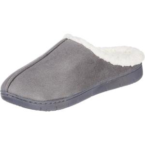 image:imageisotoner Womens IndoorOutdoor Slipon Microsuede Rory Memory Foam Clog SlippersAsh