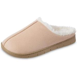 image:imageisotoner Womens IndoorOutdoor Slipon Microsuede Rory Memory Foam Clog SlippersEvening Sand