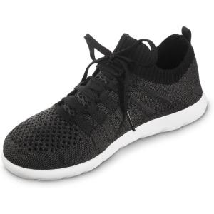 image:imageisotoner Womens Lightweight Lace Up SneakerBlack