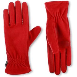 image:imageisotoner Womens SmartDri Fleece Gathered Wrist GloveChili