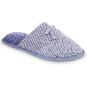 image:imageisotoner Womens Waffle Knit Clog Slippers Navy Blue 56