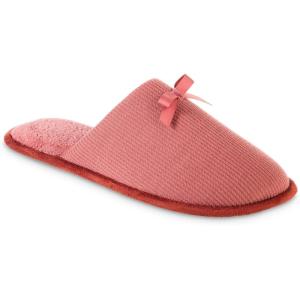 image:imageisotoner Womens Waffle Knit Clog Slippers Pink Clay 56