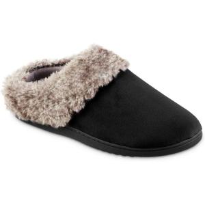 image:imageWomens Velour Bethanie Clog SlippersBlack