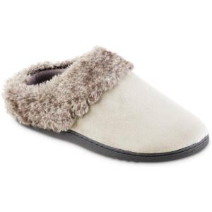 image:imageWomens Velour Bethanie Clog SlippersEvening Sand