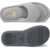 image:imageisotoner Womens IndoorOutdoor Embroidered Seersucker Flip Flop Slippers With Memory Foam ComfortGrey