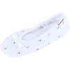 image:imageisotoner Womens Diamond Microterry Ballerina SlippersWhite