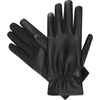 image:imageisotoner womens Stretch Faux Leather Touchscreen GlovesBlack Faux Leather
