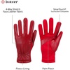 image:imageisotoner womens Stretch Faux Leather Touchscreen GlovesChili